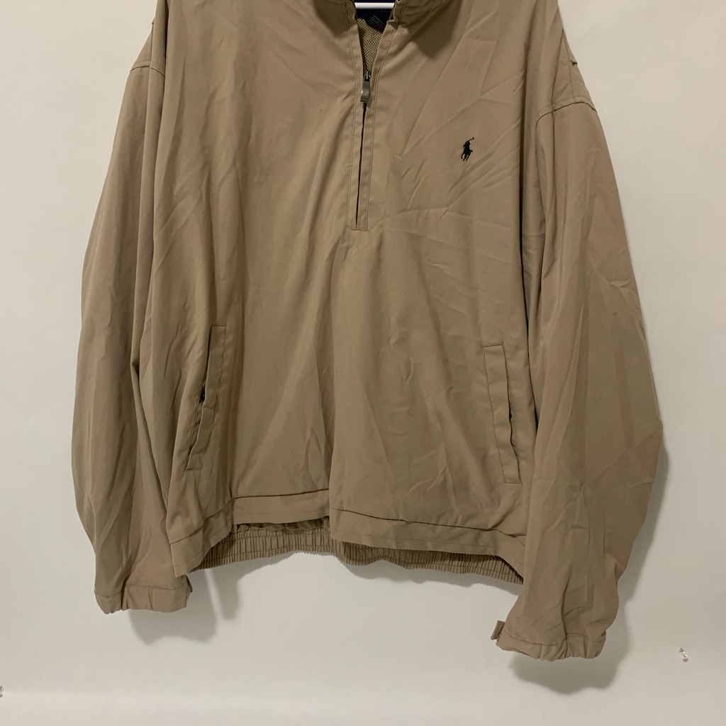 Polo Golf Ralph Lauren Tan Windbreaker Mens Xxl Polo Golf Ralph Lauren Tan Windbreaker Mens Xxl